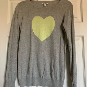 Grey long sleeve light sweater
